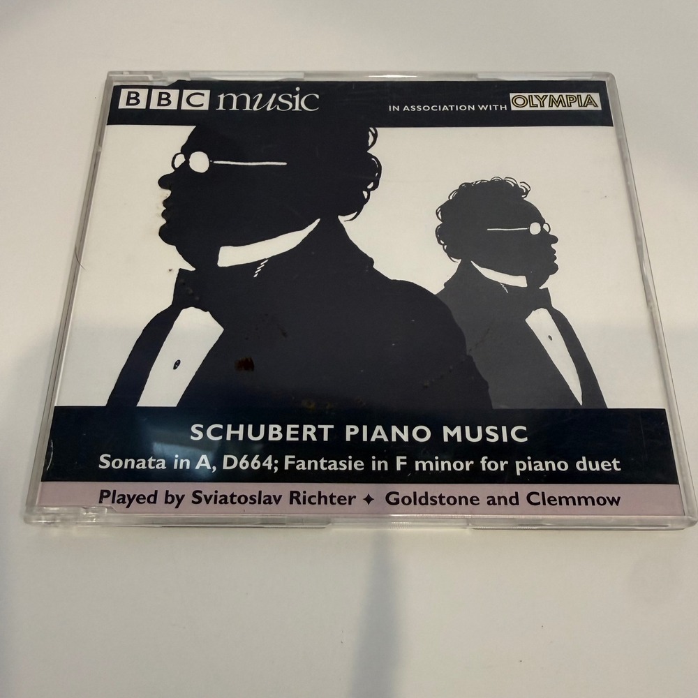 BBC Music Schubert Piano Music CD Sviatoslav Richter Fantasie in F Minor D664